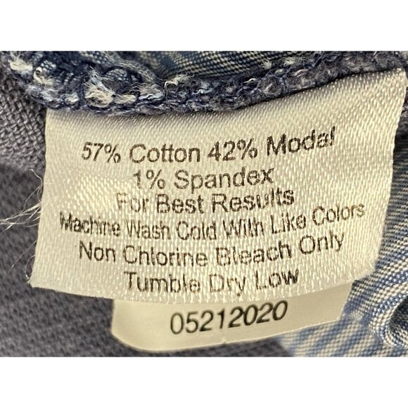 Peter Millar Superior Soft Corduroy 5 Pocket Pants Blue Gray Men’s 40x27 Classic - Picture 10 of 15